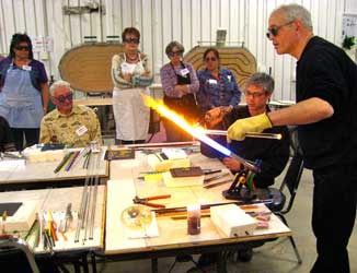 Milon Townsend Demonstrates Art Glass Torchworking