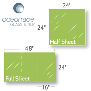 Oceanside Glass cutting examples