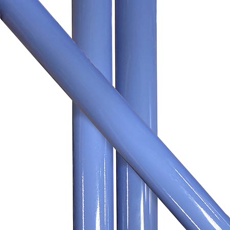 Milky Blue 25 mm Heavy Wall Tube 33 coe link