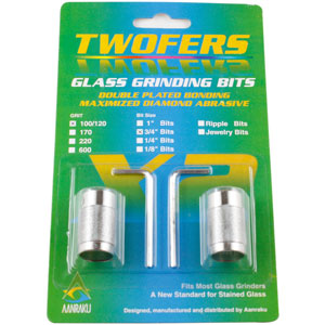 3/4 in. Grinder Head/Bit Twofers 2-Pack Standard grit link