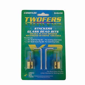 3/32 in. Stacker Bead Bits (220 grit) Twofers 1 Flat Top; 1 Cone Top link