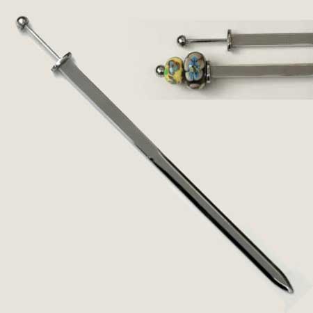 Letter Opener - Short (Bead) ---1/8 in. mandrel, 1-1/4 in. long link