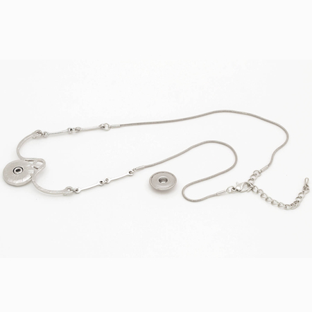 Snap & Switch Simple Necklace with One Disc link