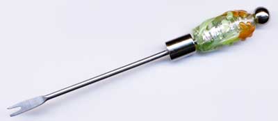 Stainless Bead Fork (mandrel diameter is 7/32 in.) for bead display link