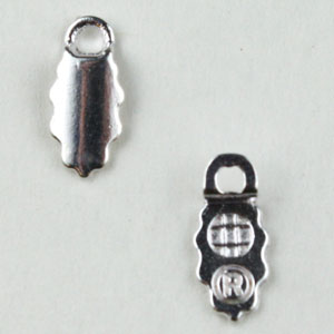 Silver Plated Earrings Bails Small (package of 24) link