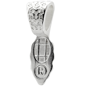 Silver-plated Pattern Bails- Tortoise (Package of 10) link