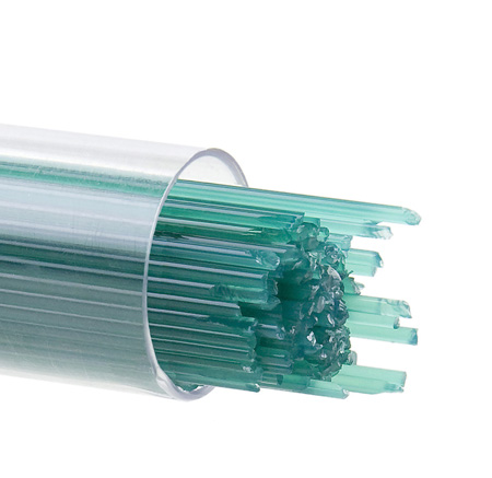 Teal Green 17-1/2 in. Stringer 90 COE (6.5 oz. tube) link