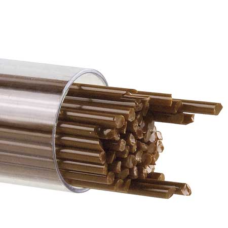 2 mm Woodland Brown Opal 17-1/2 in. Stringer 90 COE (6.5 oz. tube) link