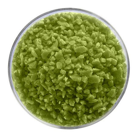 Avocado Green Opal Coarse Frit 90 COE (1 Pound Jar) link