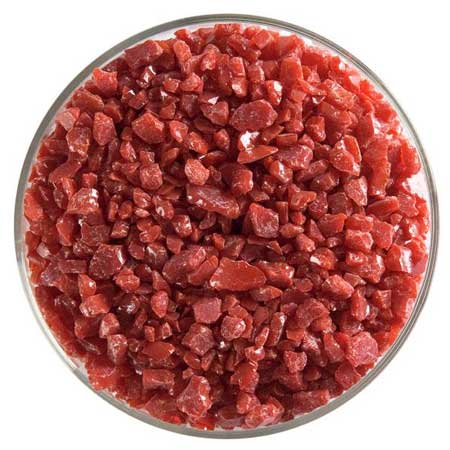 Deep Red Coarse Frit 90 COE (1 Pound Jar) link