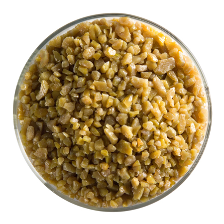 Golden Green Coarse Frit 90 COE (1 Pound Jar) link