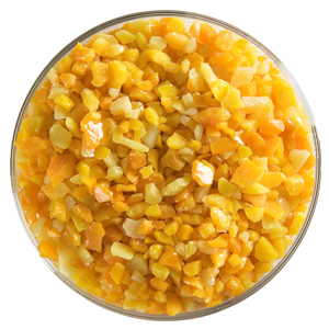 Pumpkin Orange Coarse Frit 90 COE (1 Pound Jar) link