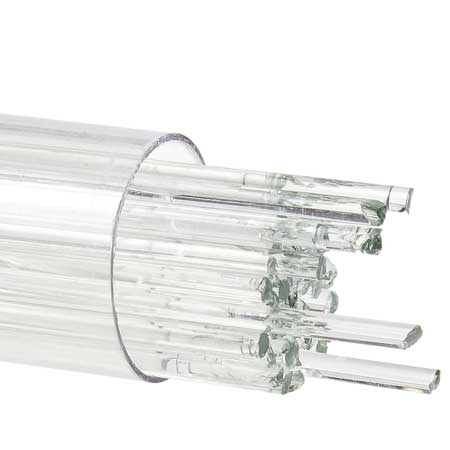 2 mm Reactive Ice Transparent 17-1/2 in. Stringer 90 COE (6.5 oz. tube) link