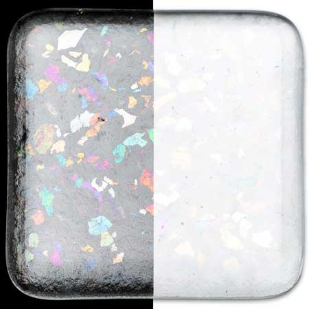 Clear Rainbow Iridized Coarse Frit 90 COE (1 Pound Jar) link