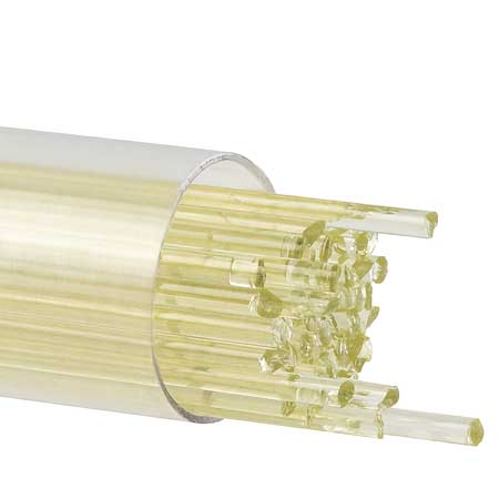 2 mm Yellow Transparent 17-1/2 in. Stringer 90 COE (6.5 oz. tube) link