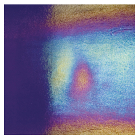 Deep Royal Purple Double Roll Rainbow Iridized Fusible 90 COE link