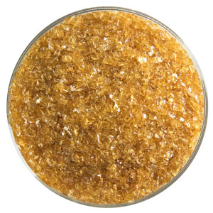 Medium Amber Medium Frit 90 COE (1 Pound Jar) link
