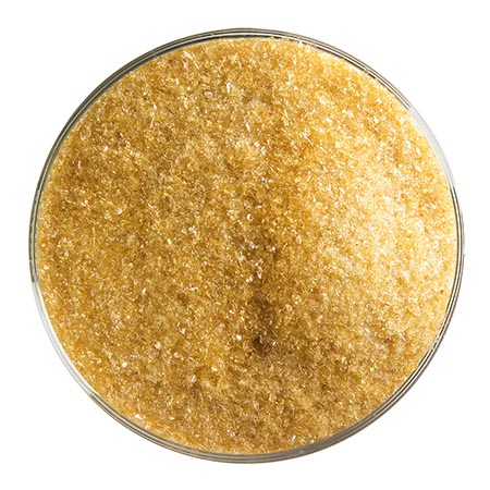 Medium Amber Fine Frit 90 COE (1 Pound Jar) link