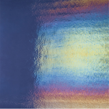 Aventurine Blue Thin Roll Rainbow Iridized Fusible 90 COE link