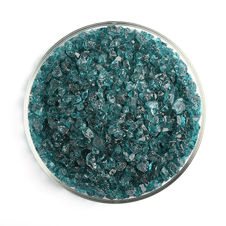 5 Pound Jar Peacock Blue Coarse Frit 90 COE link