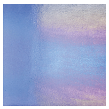 Light Sky Blue Double Rolled Rainbow Iridized Fusible 90 COE link