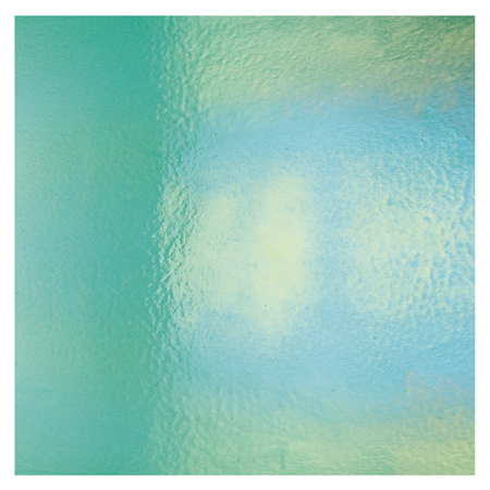 Emerald Green Double Roll Rainbow Iridized Fusible 90 COE link