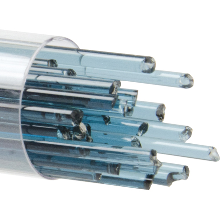 2 mm Sea Blue Transparent 17-1/2 in. Stringer 90 COE (6.5 oz. tube) link