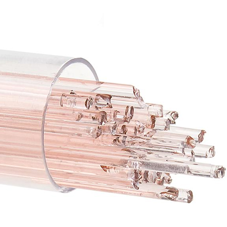 2 mm Coral Orange Tint 17-1/2 in. Stringer 90 COE (6.5 oz. tube) link