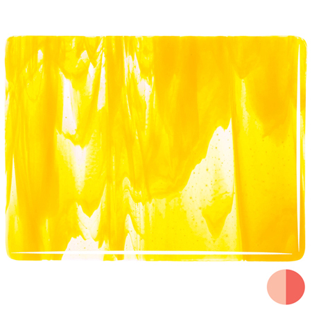 Clear/ Yellow Opal Streaky Fusible 90 COE link