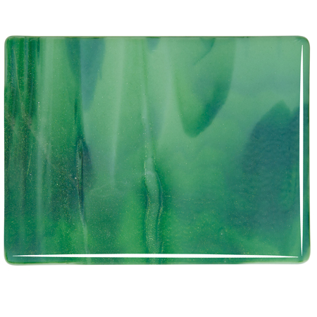 Mint Opal/ Deep Forest Green Streaky Fusible 90 COE link
