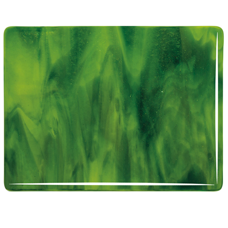 Yellow Opal/ Deep Forest Green Double Roll Fusible 90 COE link