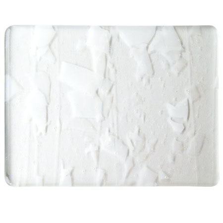 White with Clear Streamers Fusible 90 COE link