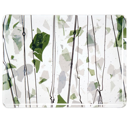 Green/ White Fracture/ Streamer Fusible 90 COE link