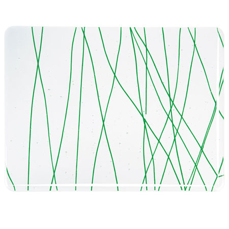Forest Green Streamers Fusible 90 COE photo