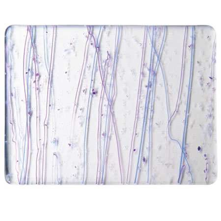 Neo Lavender/ Purple Frit & Cobalt/ Purple Streamers Fusible 90 COE photo