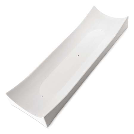 Large Channel Plate Ceramic Slumper Mold - 22.6 x 6.9 in. link