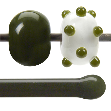 Moss Green Opal 90 COE Each 17 in. Rod link