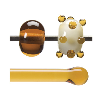 Medium Amber 90 COE Each 17 in. Rod link