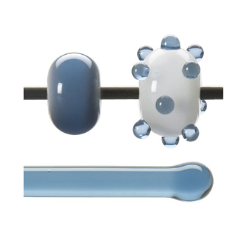 Pale Steel Blue 90 COE Each 17 in. Rod link