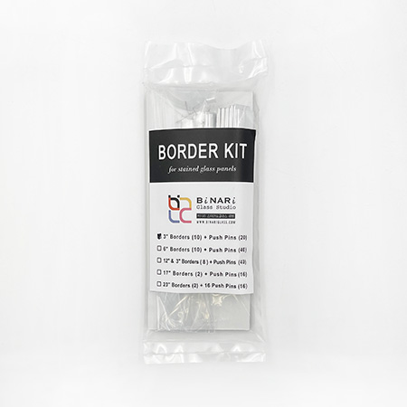 Border Kit - 3 in. x 10 pieces with Push Pins link