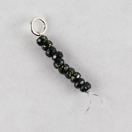 Faceted Jewelry Bead - 4mm/1mm (String of 10) link