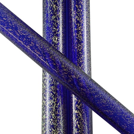 Copper Dichro over Cobalt Tube 33 COE (1/4 lb. minimum order) link