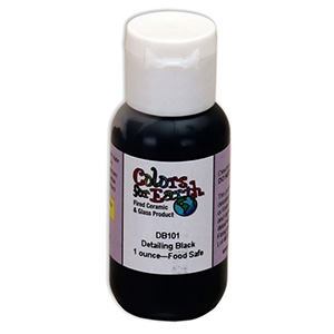 Colors of the Earth Detailing Black Glass Enamel link