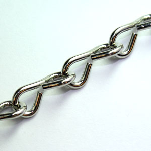 Jack Chain- Nickel 18 Gauge (100 feet) link