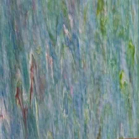 Aqua/ Lime/ Pink/ Opal Streaky Mottle Flemish link
