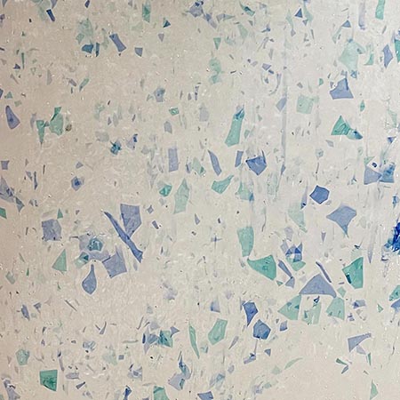 Blue/ Aqua Confetti on Clear link