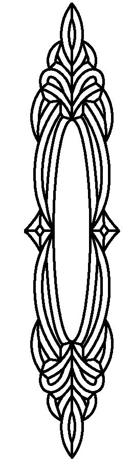 6 x 29 in.- 21 pieces bevel cluster link