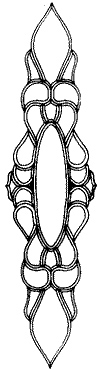12-3/4 x 51-1/2 in.-29 pieces bevel cluster link