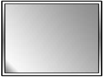 Mirrored 8 x 10.75 in. Rectangle Bevel link
