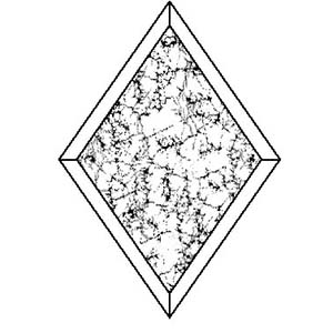 Glue Chip 4 x 7 in. Diamond Bevel link